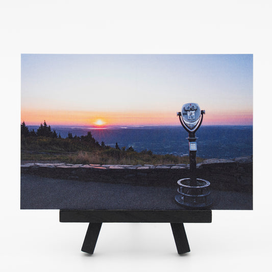 Tower Viewer on Mount Greylock in Massachusetts - Small Works Premium Postcard