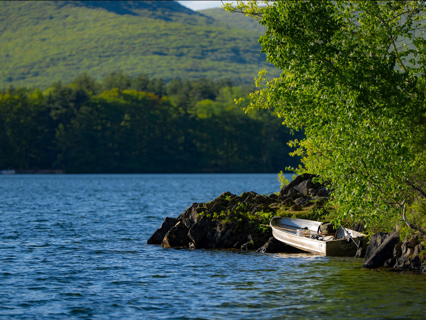 Onota Lake in Pittsfield, Ma - 4x6 Mini Art Print