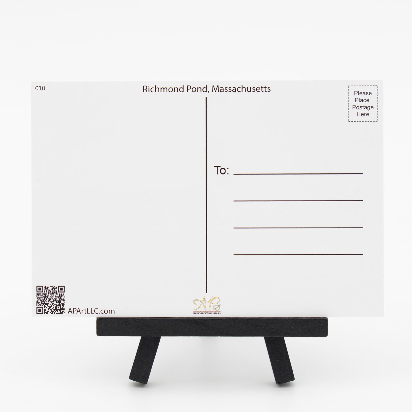 Richmond Pond in Richmond, Ma - Small Works Premium Postcard