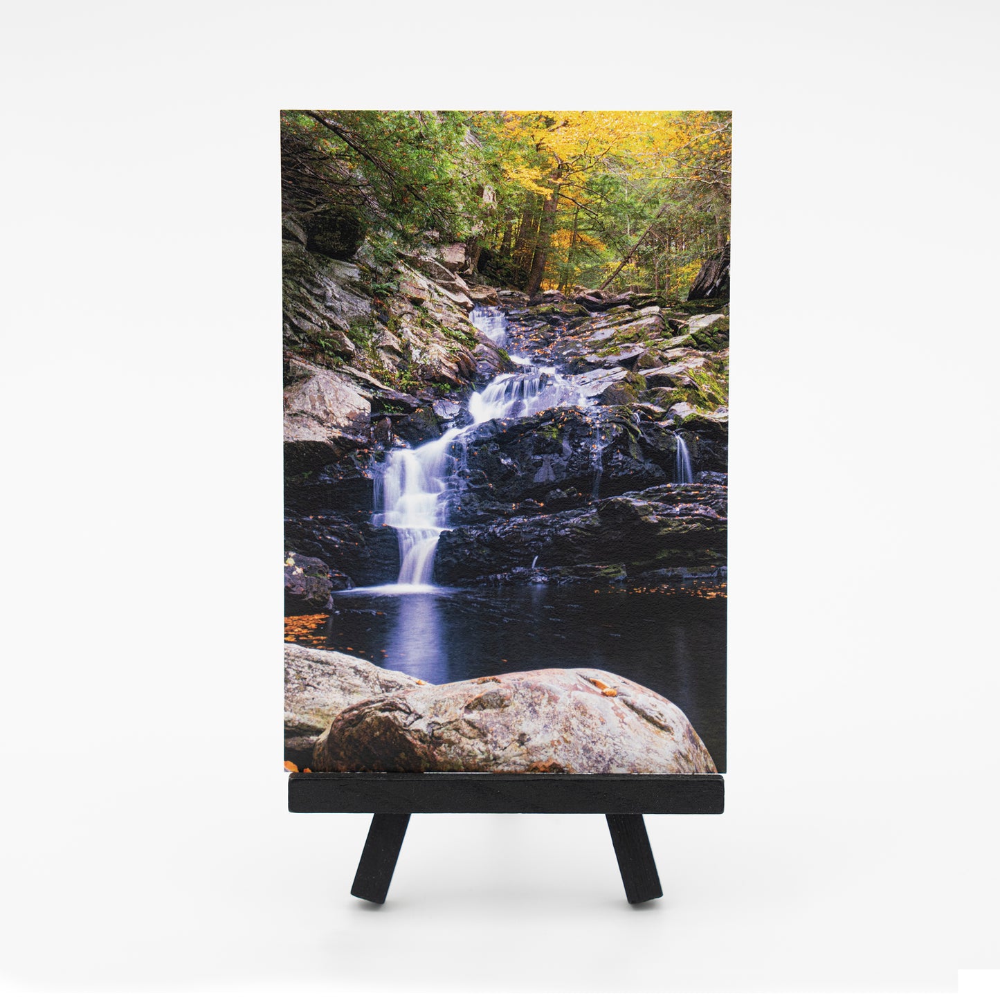 Wahconah Falls in Dalton, Ma - Small Works Premium Postcard