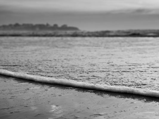 Sea Foam Close-up at Hampton Beach, NH