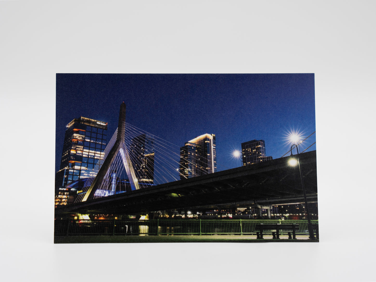 Leonard P. Zakim Bunker Hill Memorial Bridge in Boston, MA - 4x6 Mini Art Print