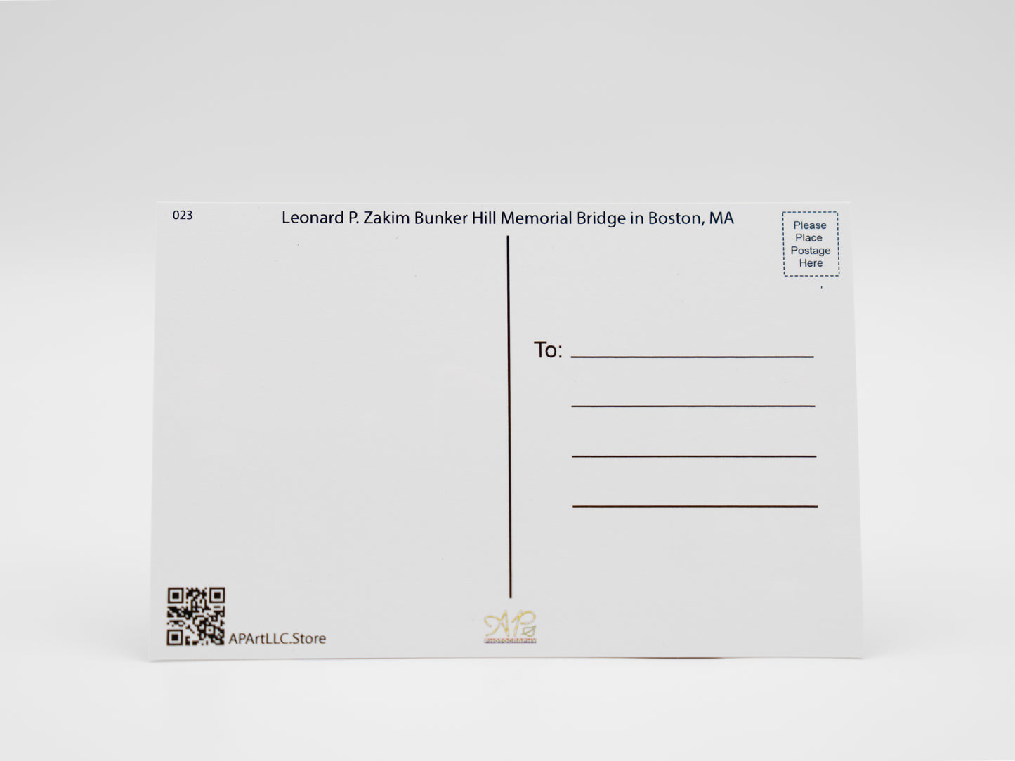 Leonard P. Zakim Bunker Hill Memorial Bridge in Boston, MA - 4x6 Mini Art Print