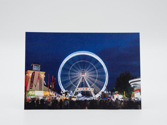 The Big E Ferris Wheel in West Springfield, Ma - 4x6 Mini Art Print