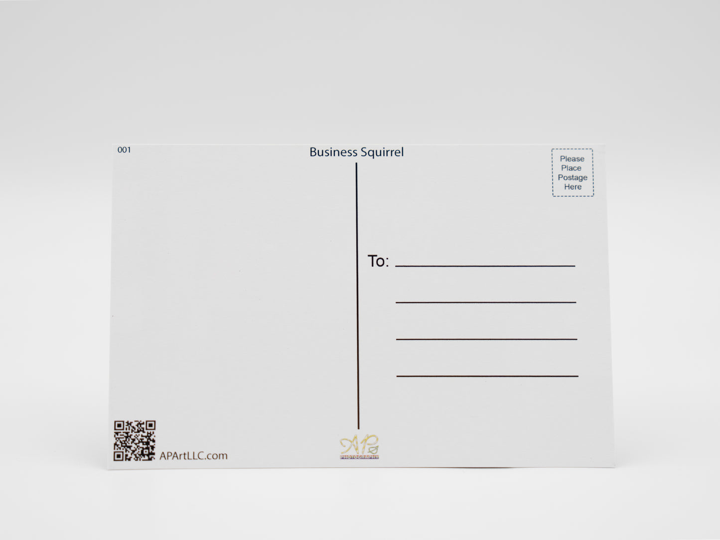 Business Squirrel - 4x6 Mini Art Print