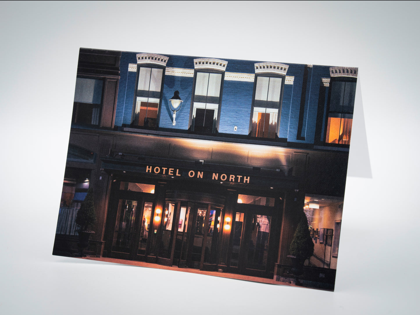 Greeting Card (Blank Inside) - Hotel on North, Pittsfield, MA