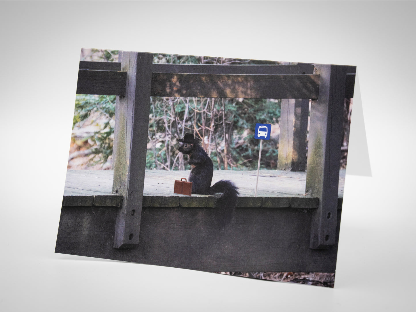 Greeting Card (Blank Inside) - Business Squirrel