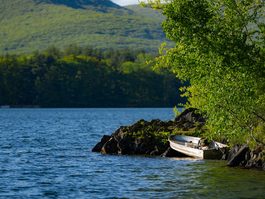 Onota Lake Boat in Pittsfield, Ma Fine Art Print - (Multiple Sizes!)