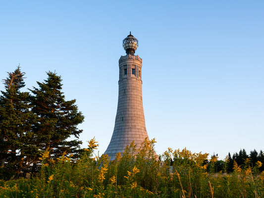 Greeting Card (Blank Inside) - Veterans War Memorial Tower, Mount Greylock, Massachusetts