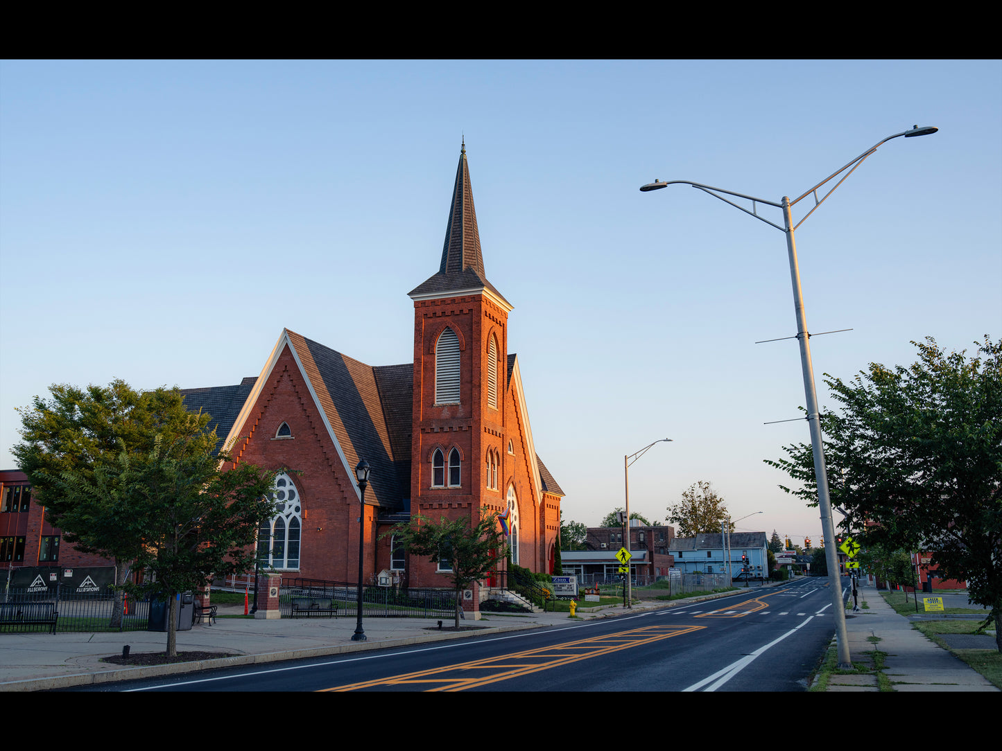 Zion Lutheran Church in Pittsfield, Ma Fine Art Print - (Multiple Sizes!)